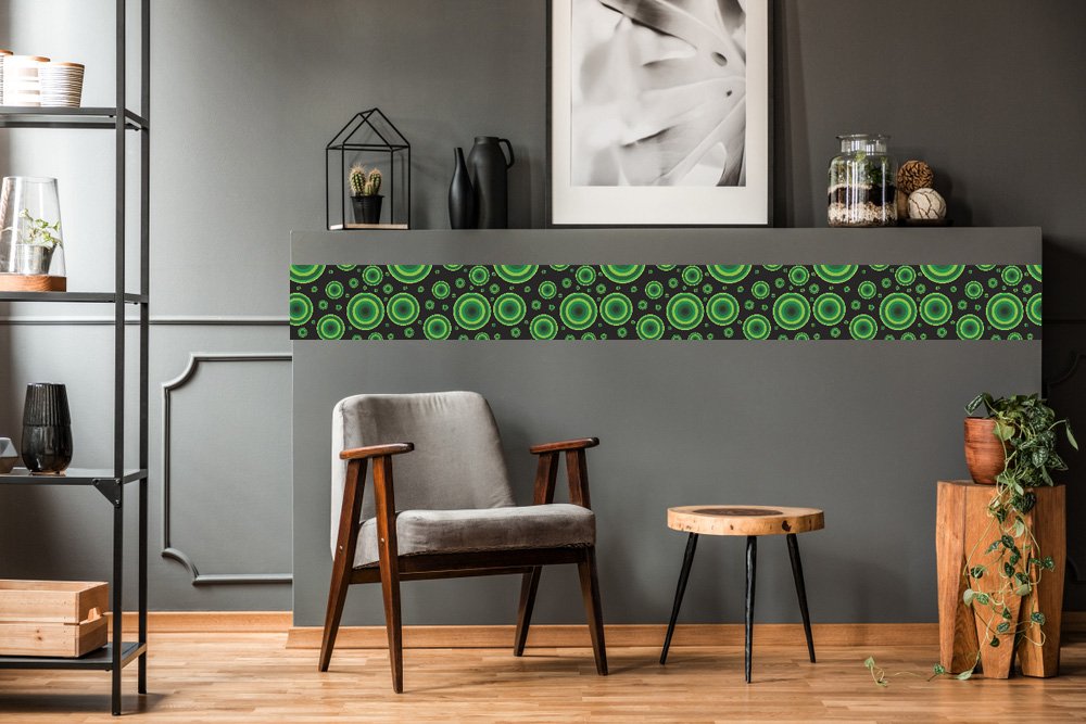 Self-adhesive Tile Roll,WALLPAPER,Abstract High Tech circles Styles Self Adhesive Tile Roll 