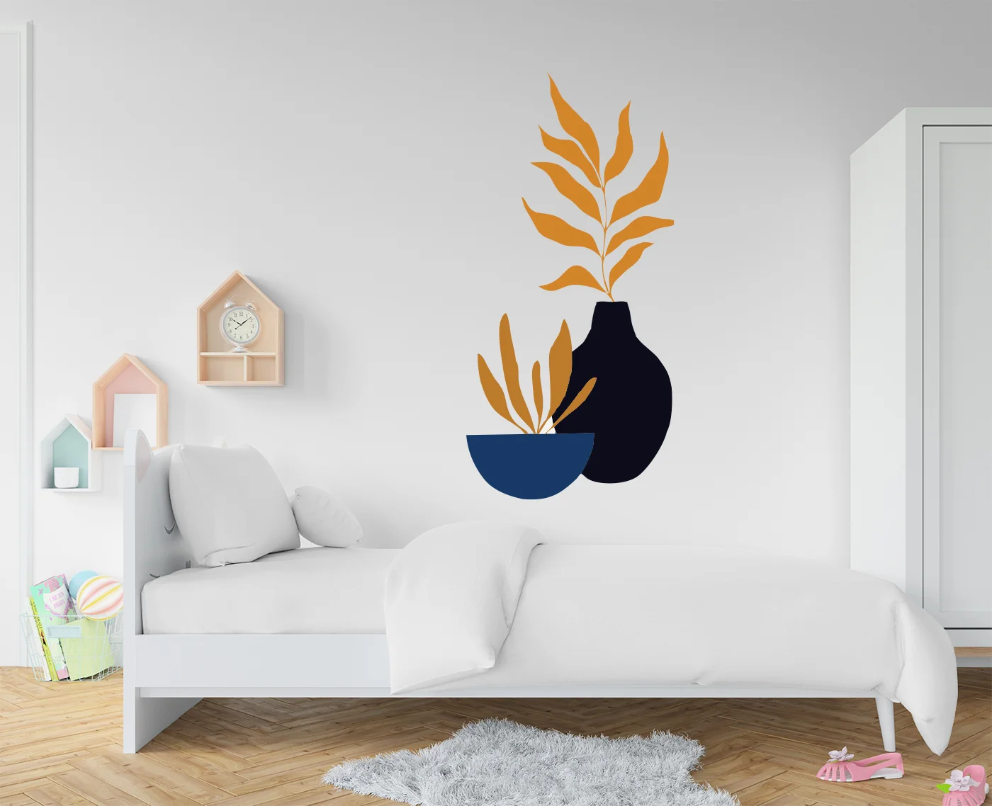 Abstract Autumn Flowers Decal for Home Décor Just Peel and Stick   decorative masterpiece for home decor