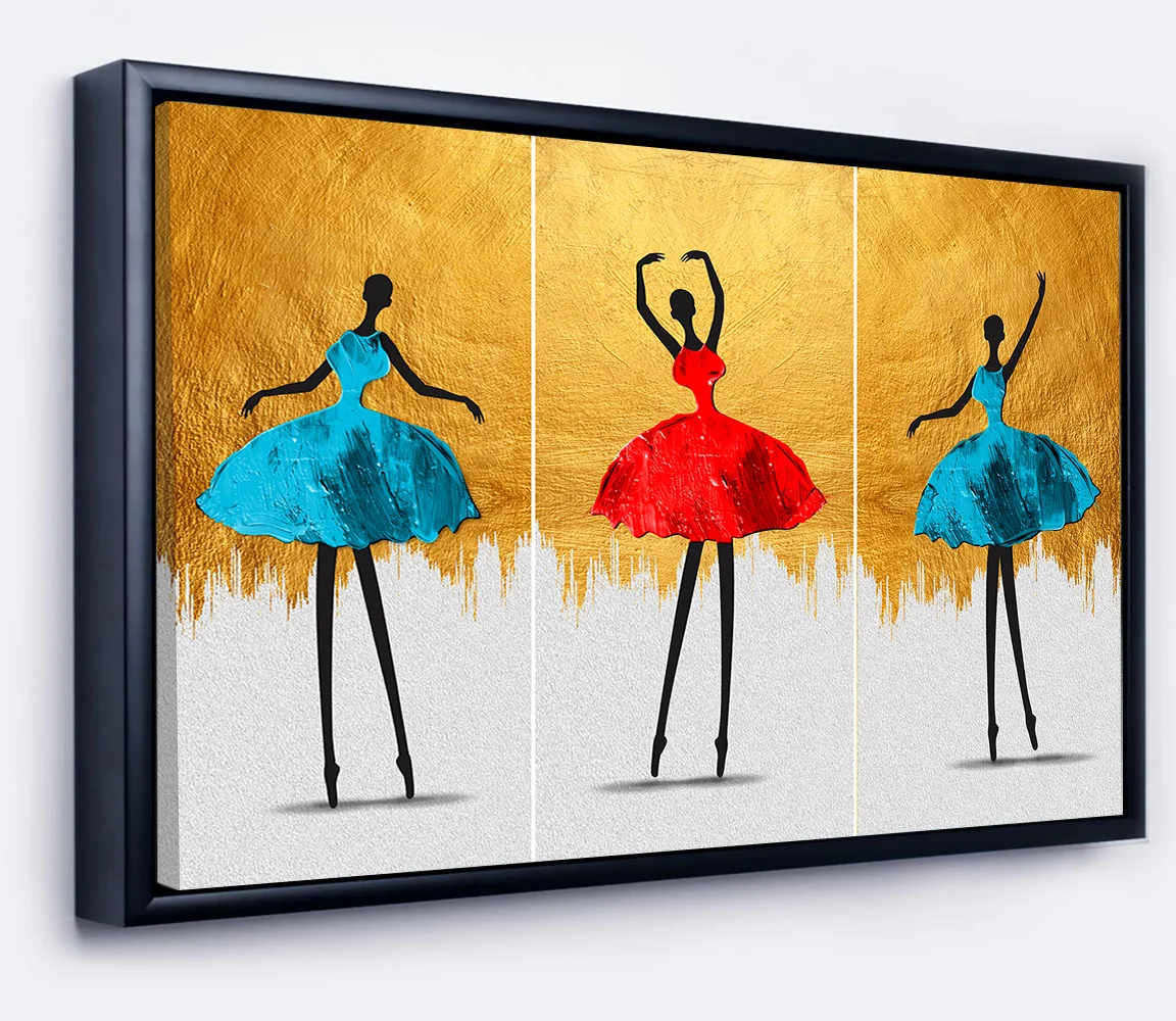 Classic Dancing African Lady Canvas Wall Painting decorative masterpiece for home decor