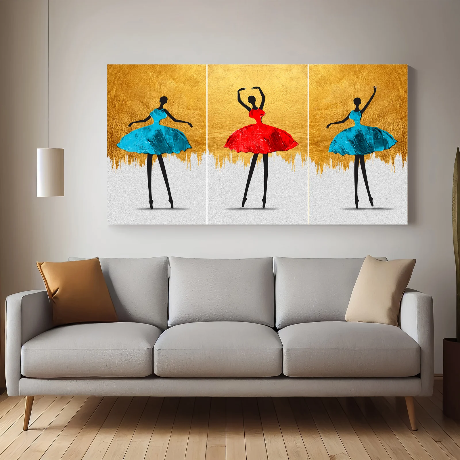 Classic Dancing African Lady Canvas Wall Painting decorative masterpiece for home decor