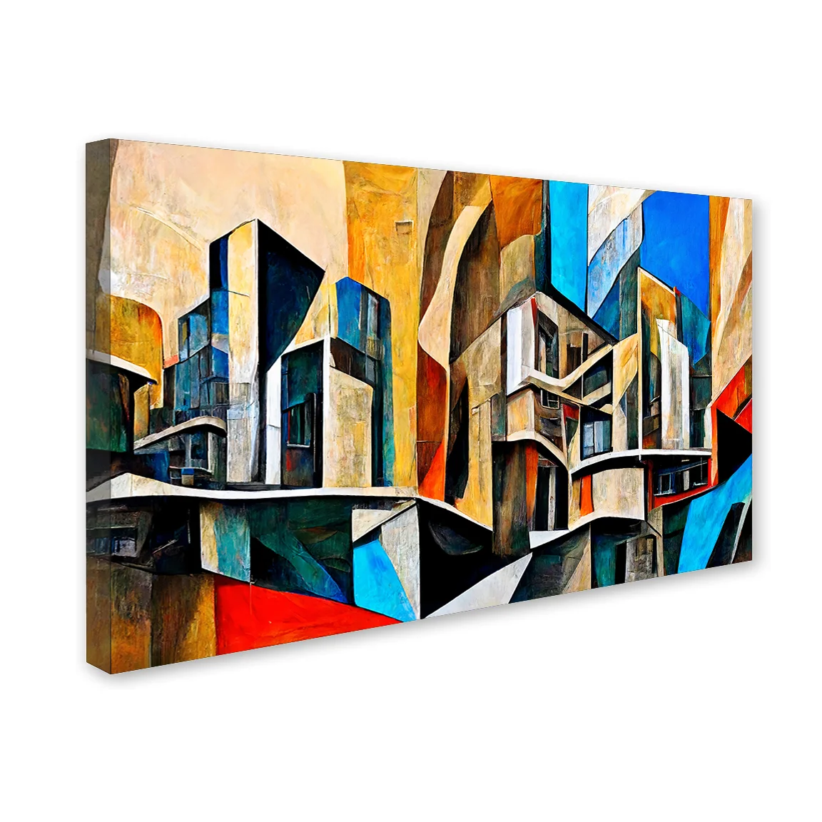 Canvas Wall Art,PAINTINGS,Geometric Printed Canvas Wall Painting 