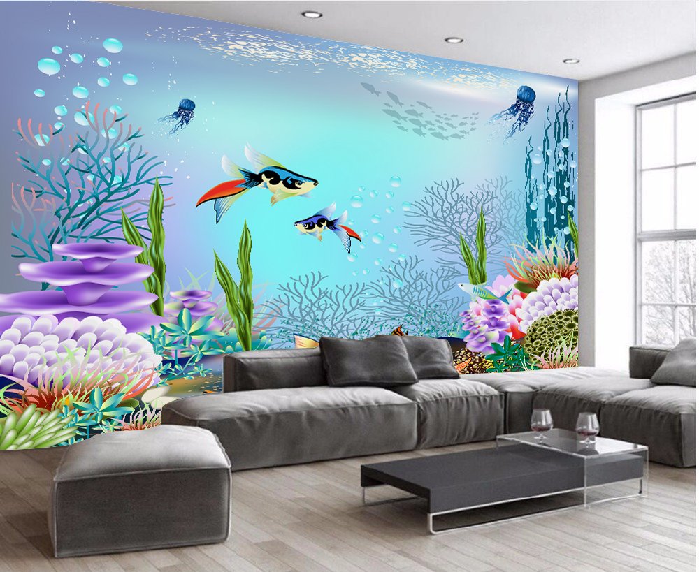 Beautiful Fish Poster Living Room, Hall, Office, Bedroom, Kitchen   decorative masterpiece for home decor