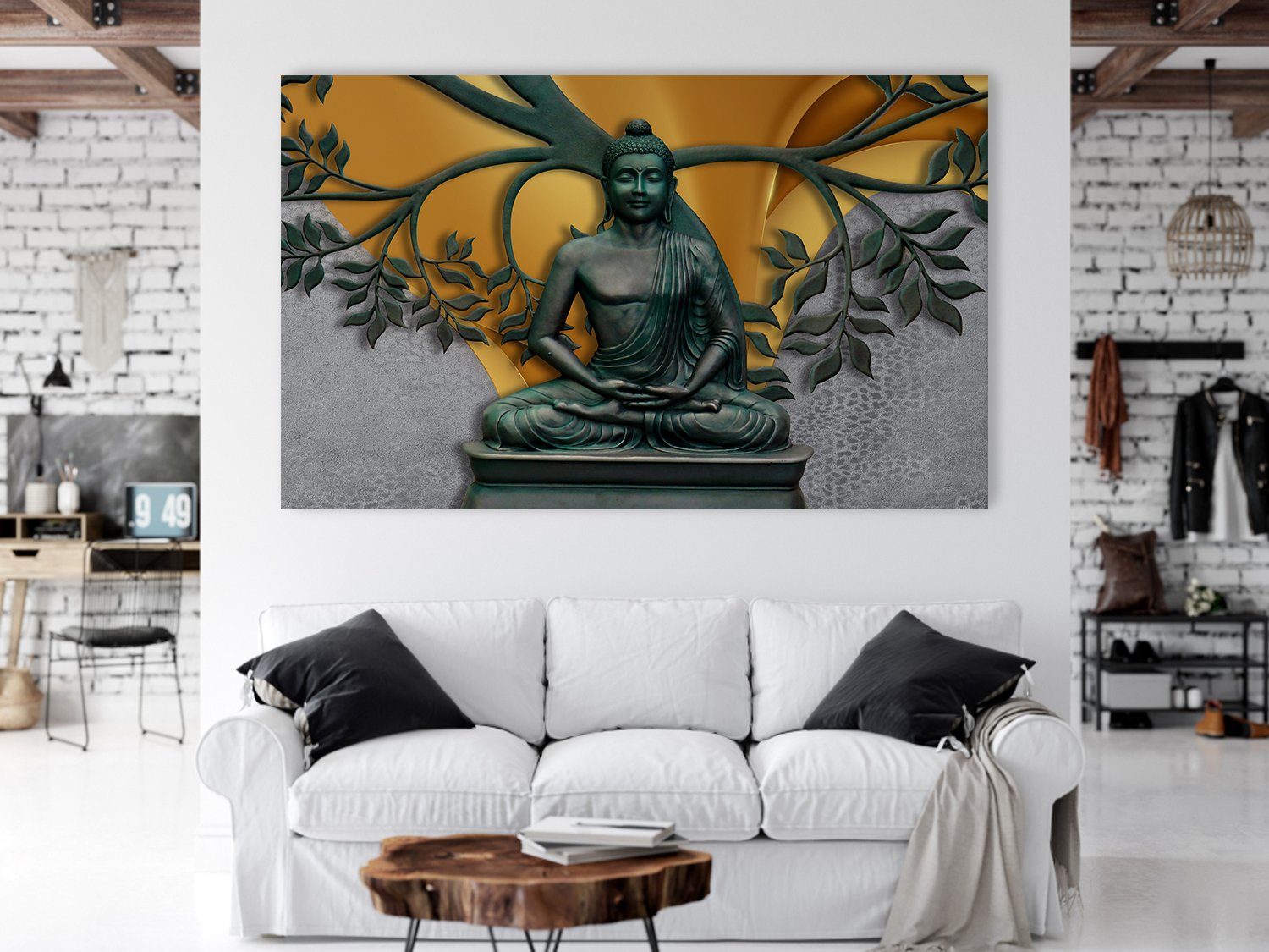 Beautiful Buddha wall poster Living Room, Hall, Office, Bedroom decorative masterpiece for home decor