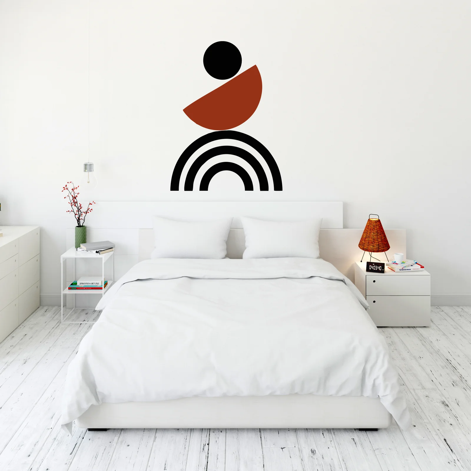 Round hemisphere Shape Decal for Home Décor Just Peel and Stick   decorative masterpiece for home decor