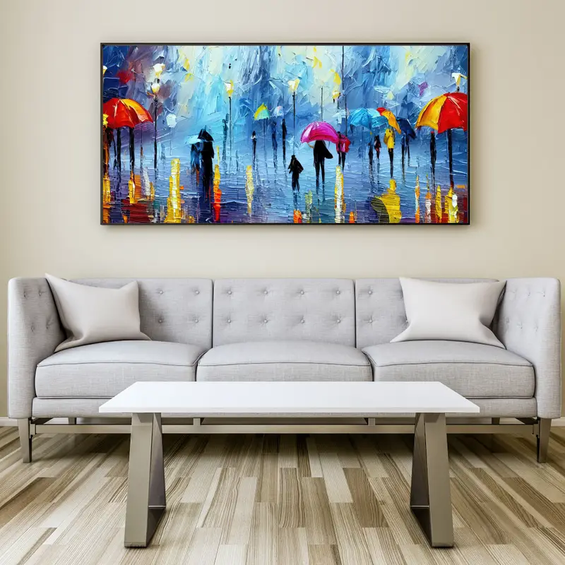 Classic Umbrella Premium Canvas Wall Painting decorative masterpiece for home decor