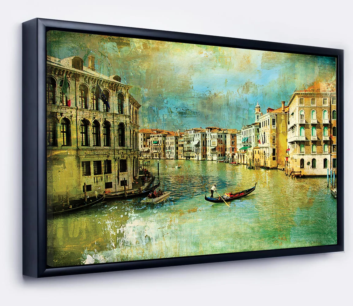 Canvas Wall Art,PAINTINGS,Venice View Premium Canvas Wall Painting