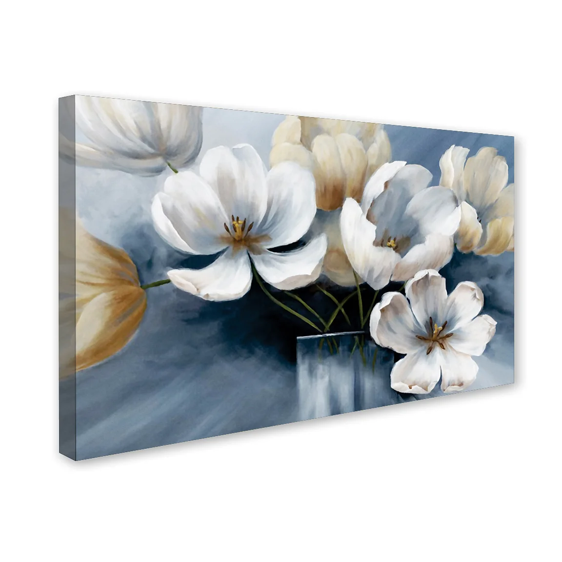 Canvas Wall Art,PAINTINGS,Classic White Flower Home Décor Canvas Wall Painting 
